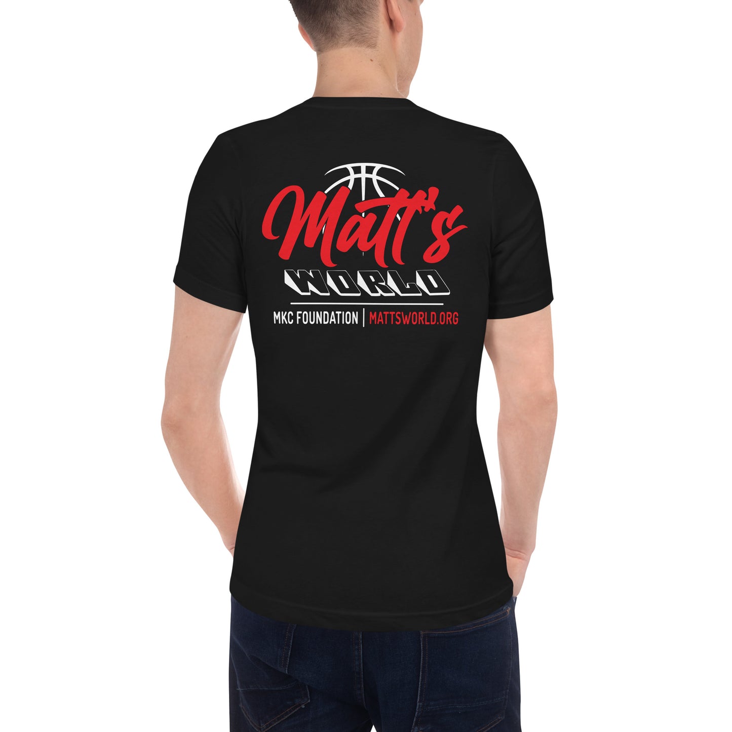 Matt's World - Bullion MKC Infinite Phoenix (Black) Unisex V-Neck T-Shirt