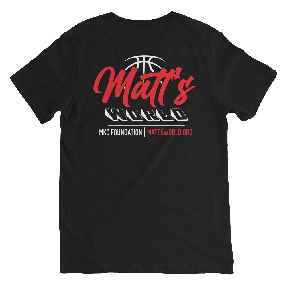 Matt's World - Bullion MKC Infinite Phoenix (Black) Unisex V-Neck T-Shirt